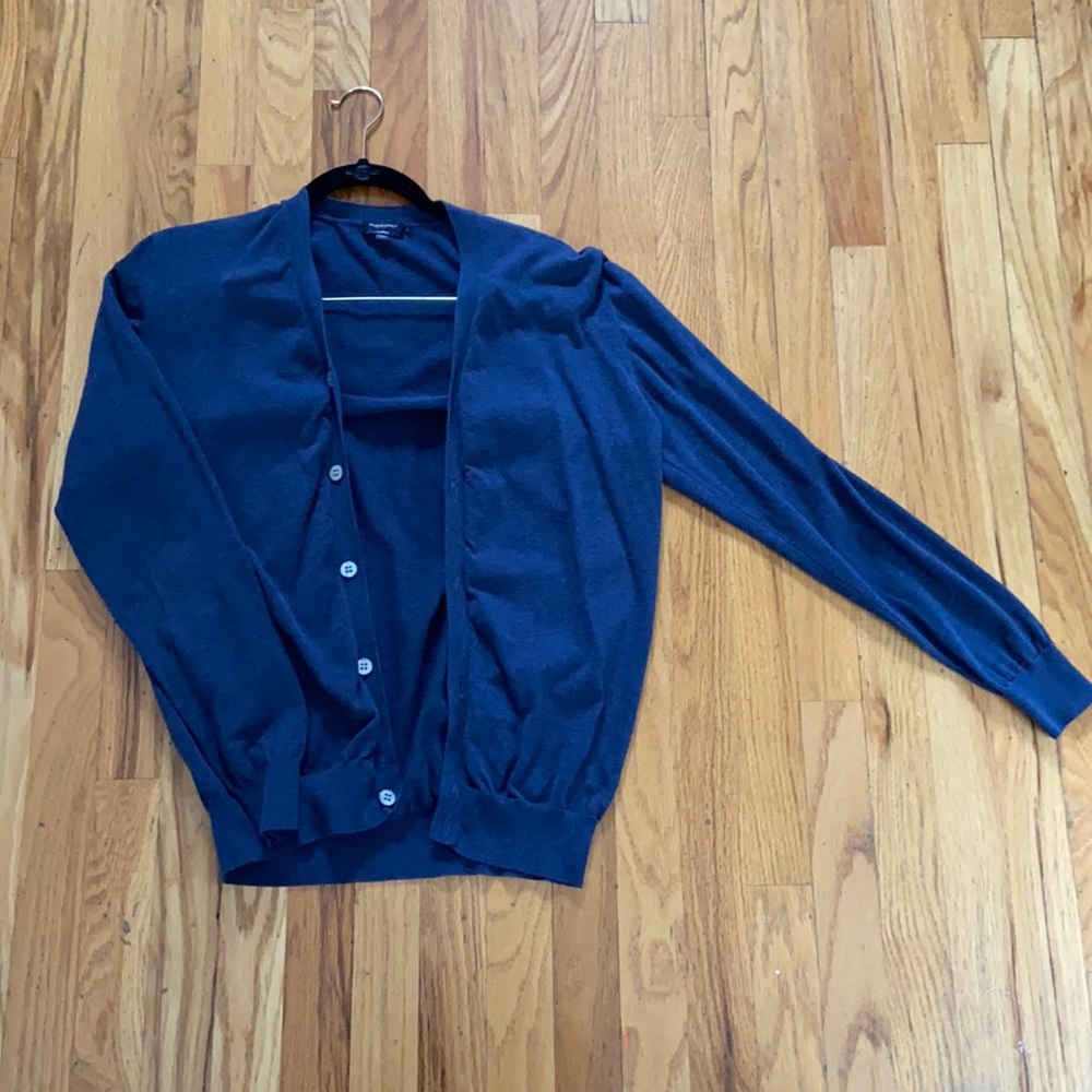 SUITSUPPLY cotton button up cardigan
